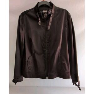 Focus Lifestyle Men's Brown Lightweight Full-Zip Jacket Size 18/XL  Soft Shell